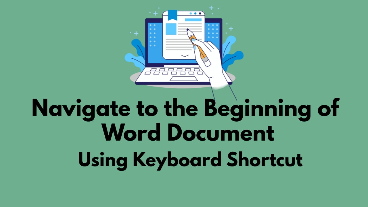 Navigate to Beginning of Word Document